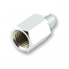 HIGHSIDER Rearview mirror adapter with right-hand thread hole on chrome-plated screw M10 1139555