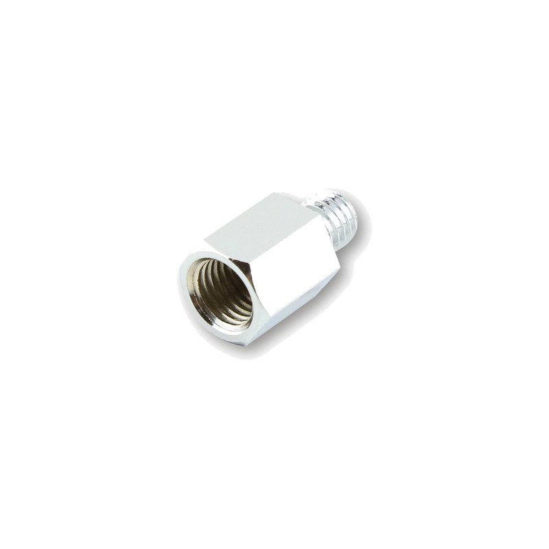 HIGHSIDER Rearview mirror adapter with right-hand thread hole on chrome-plated screw M10 1139555