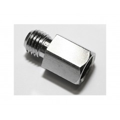 HIGHSIDER Rearview mirror adapter with right-hand thread hole on chrome-plated screw M10 1139557