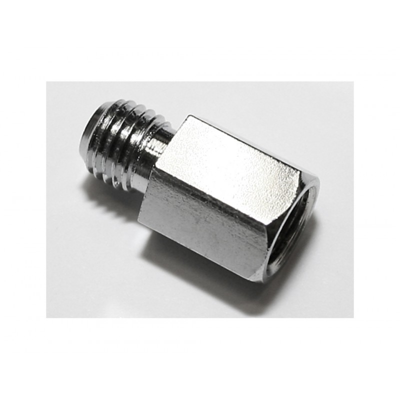 HIGHSIDER Rearview mirror adapter with right-hand thread hole on chrome-plated screw M10 1139557