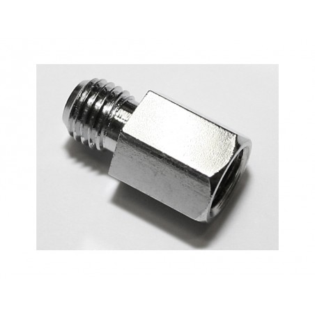 HIGHSIDER Rearview mirror adapter with right-hand thread hole on chrome-plated screw M10 1139557