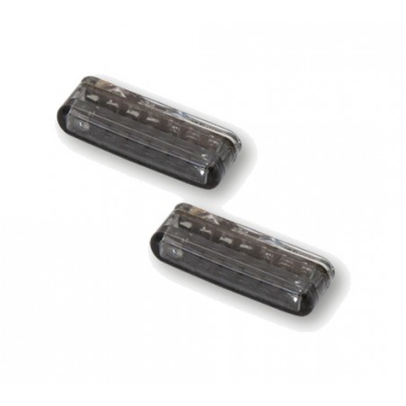 HIGHSIDER Piloto trasero e intermitente led con crista ahumado l y homologación SMART SHORTY 3IN1 - PAR 1139720