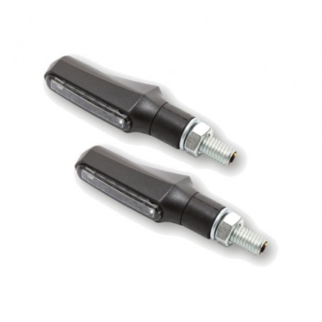 HIGHSIDER Piloto trasero e intermitente led con cristal ahumado y homologación SMART SHORTY FIN 3IN1 - PAR 1139721