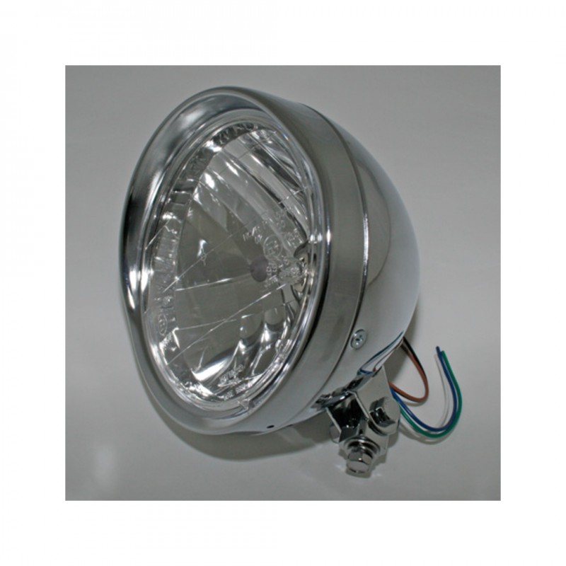 HIGHSIDER Chrome headlight with visor SMART 6 1/2 1139758