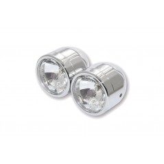 HIGHSIDER Juego de dos faros cromados con luz carretera y cruce homologados SMART E-GEPR 1139768