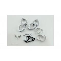 HIGHSIDER Set of chrome lamp holders FOR 38-41 MM Ø XS 3065416