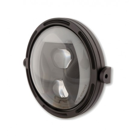 HIGHSIDER Seven-inch LED headlight with smoked reflector and side mount PRO R1 8 3065458