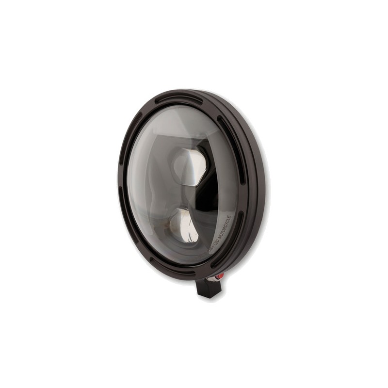 HIGHSIDER Seven-inch LED headlight with smoked reflector and bottom mount PRO R1 8 3065459