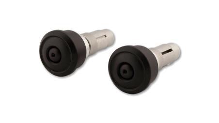 HIGHSIDER Retro handlebar counterweights in black PRO LENKERGEWICHTE SCHWARZ 1139870