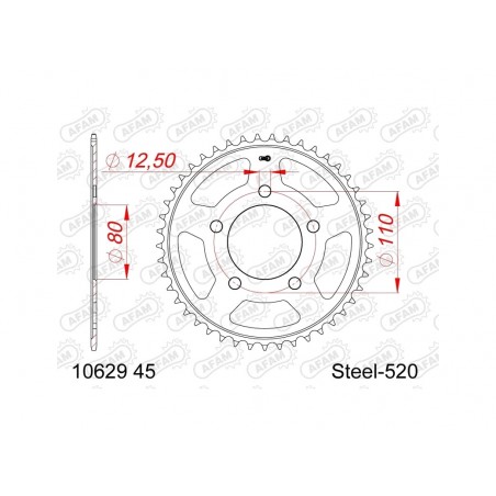 AFAM Standard steel crown 10629 - 520 1130488001