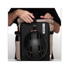 SHAD Saddlebag backpack for everyday use 22L ROME STONE X0BD227MR