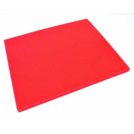 Red foaming filter for air filter  (280x330x10mm) AF00000000040