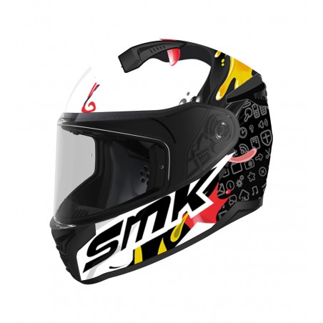 SMK Casco integral niño infantil GL124 BIONIC KID SPLASH