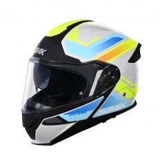 SMK Casco modular para moto decorado brillo GULLWING SUPERTOUR GL654