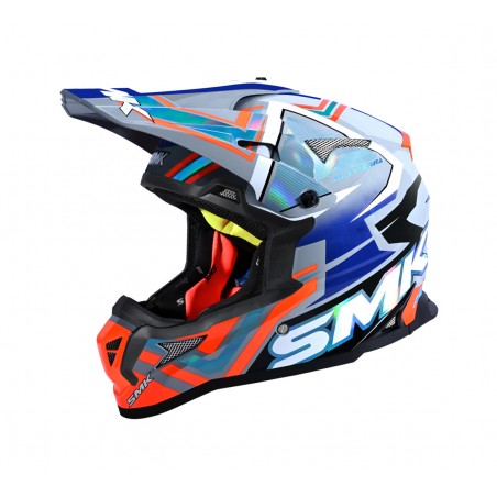 SMK Casco enduro motocross brillo GL657 ALLTERRA X-ACES