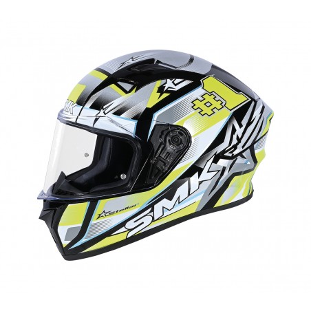 SMK Matte decorated full face helmet MA214 STELLAR UNO