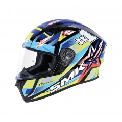 SMK Matte decorated full face helmet MA254 STELLAR UNO