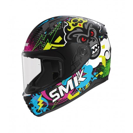 SMK Casco integral niño infantil MA264 BIONIC KID CHIMPZ MA264KID