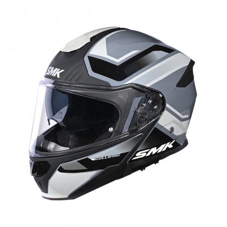 SMK Modular motorcycle helmet decorated matte GULLWING SUPERTOUR MA661