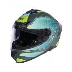 SMK FULL HELMET WITH SUN VISOR MA884 TYPHOON MYSTIC