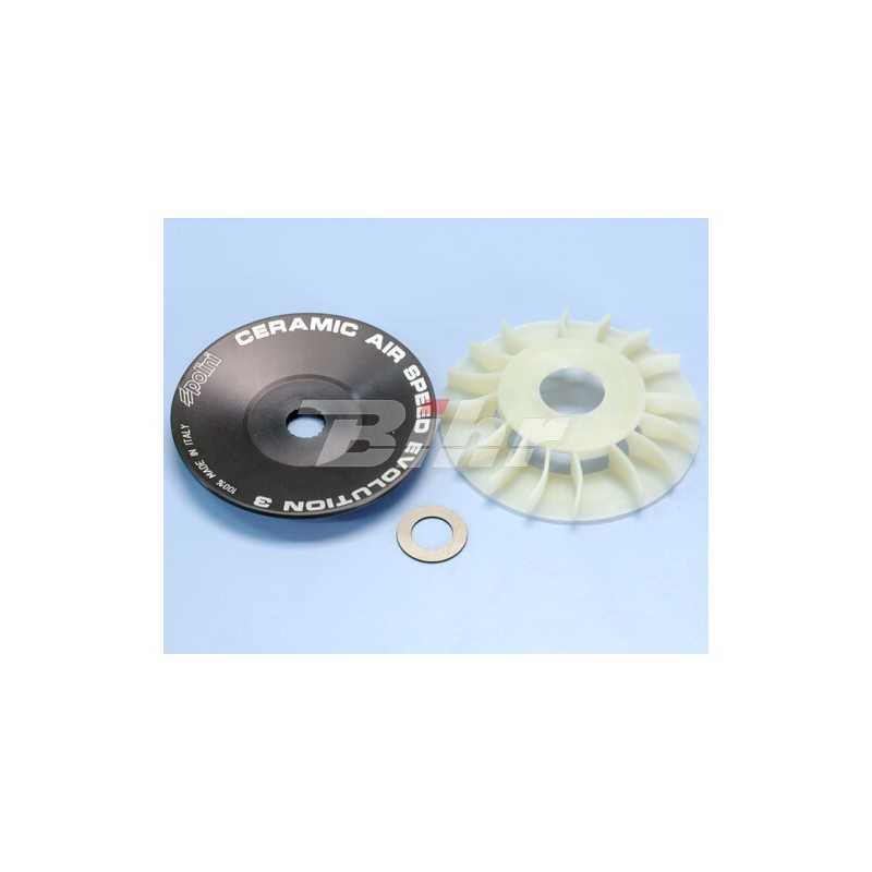 Fixed half-pulley  piaggio zip de alu. 244.0123