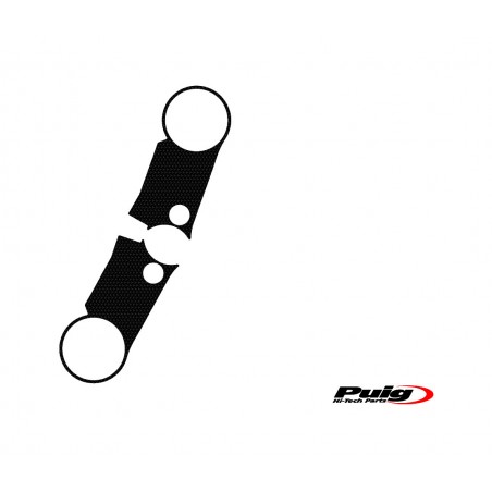 PUIG PROTECTIVE ADHESIVE SHANK ANTI STRIPES WITH KEYS NAKED 22199