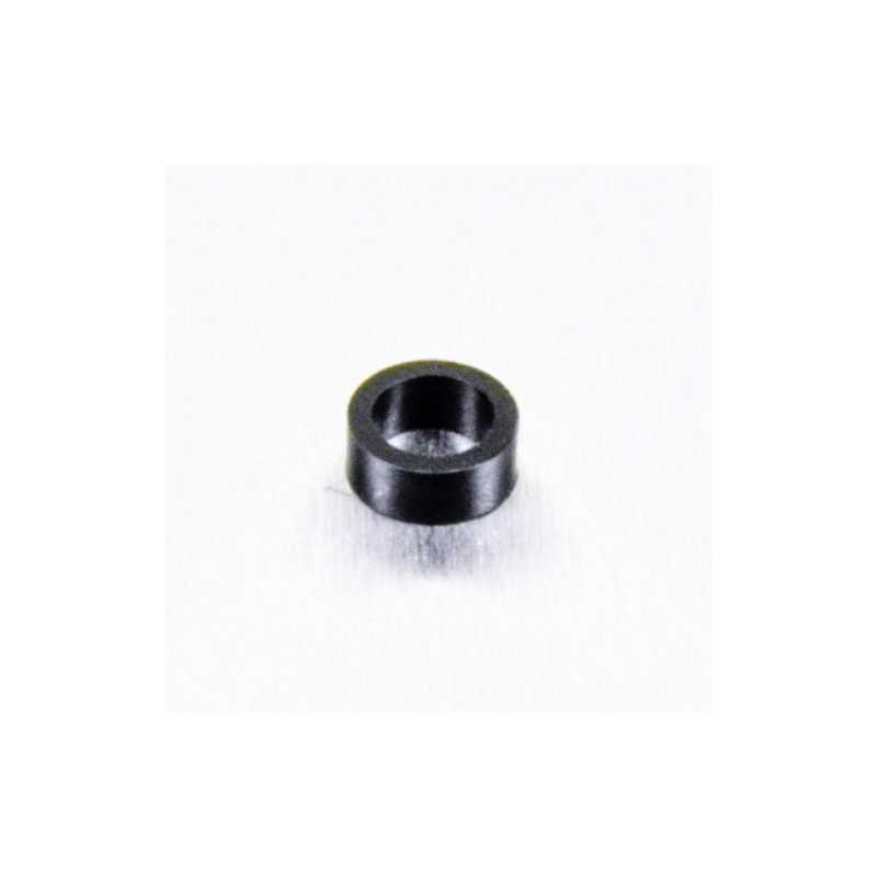 Black plastic cap  M5 x 7,3 x 3mm TUB5