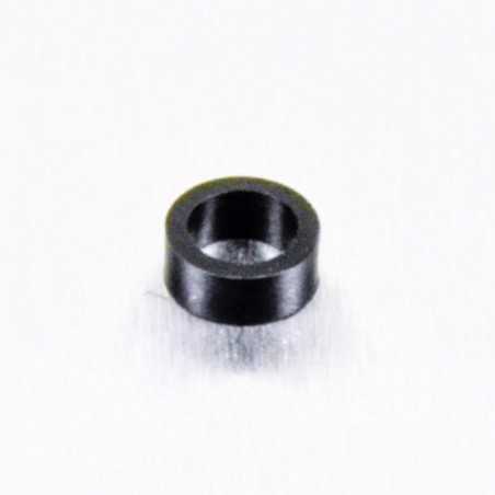 Black plastic cap  M5 x 7,3 x 3mm TUB5