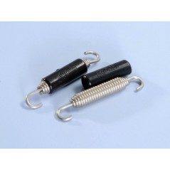 Rotary exhaust spring with rubber  INOX L 67mm 228.0005