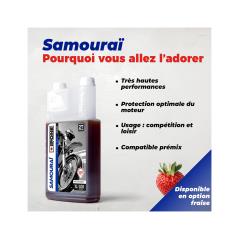IPONE SAMOURAI RACING FRAISE engine lubricating oil - 1L | Brand 800090
