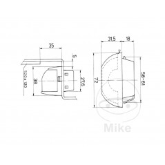 JOKON Luz para matrícula de remolque 1029834