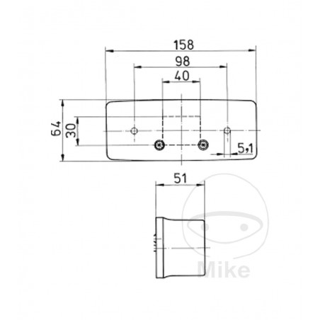 JOKON Luz de tres cámaras para remolque lado izquierdo 1029842