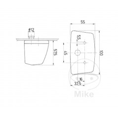 JOKON Trailer license plate light 1029966