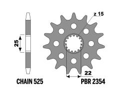 PBR Standard steel pinion 2354 - 520 1127983001