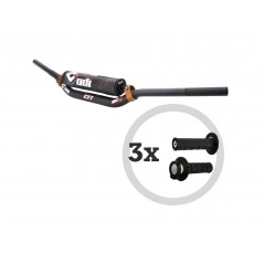 ODI Kit de manillar con puños incluidos CFT PUM MX + 3 V2 LOCK-ON HALF-WAFFLED GRIPS 3065434