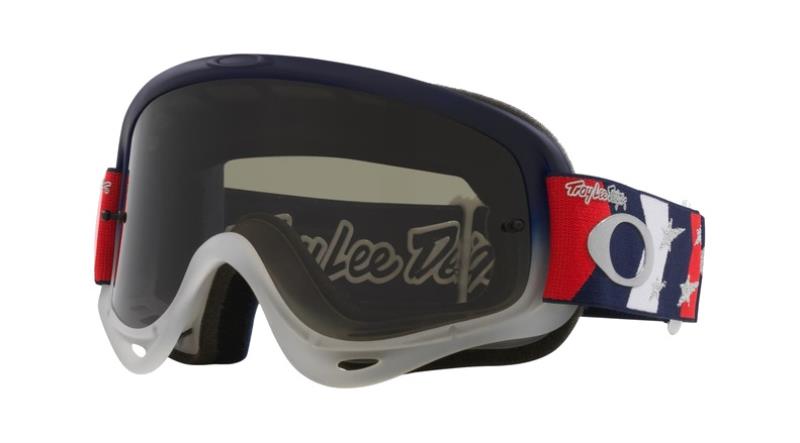 OAKLEY Motocross protective goggles with dark smoke lenses O-FRAME MX - TLD RWB STARS 8009657