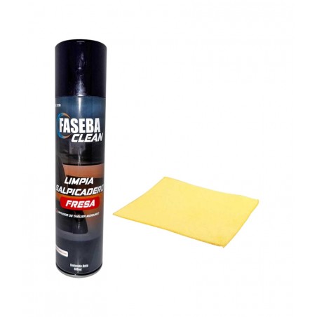 FASEBA CLEAN Limpiador de salpicadero con aroma a fresa bayeta 400 ML 18284A