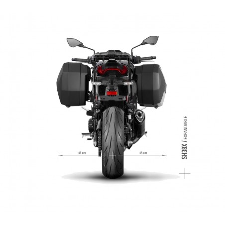 SHAD LATERAL BAGS SUPPORTS, ANCHORS, SETTINGS 3P SYSTEM K0Z995IF