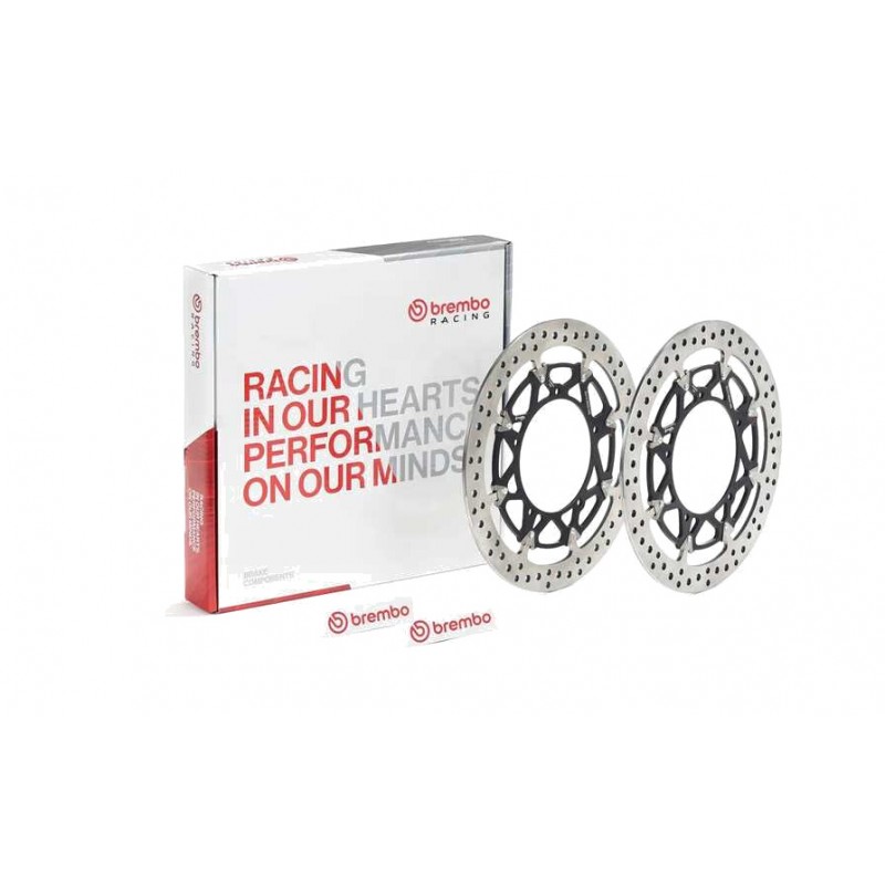 BREMBO Set of round floating brake discs UPGRADE T-DRIVE PAIR 1147217