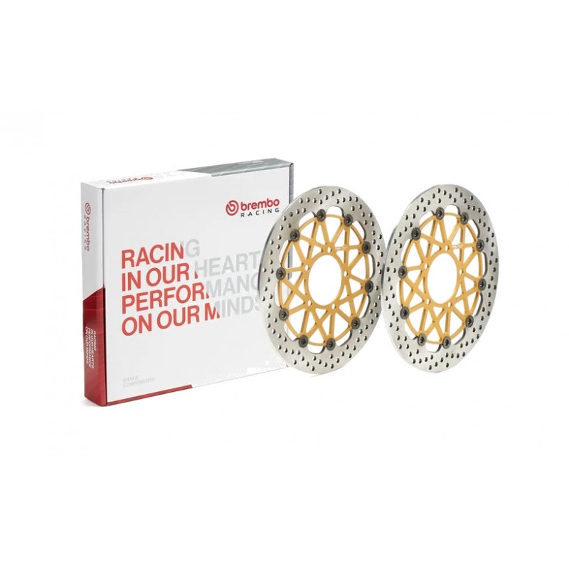 BREMBO Front and Rear Brake Discs UPGRADE SUPERSPORT 208973756 1147408