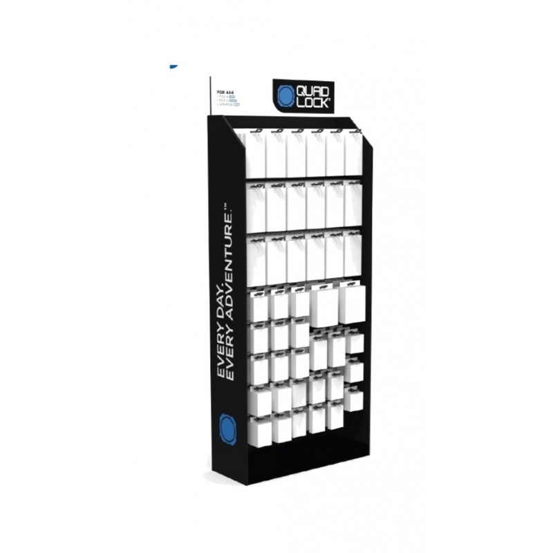 QUAD LOCK Cardboard Display Stand with Hooks Included 1138575