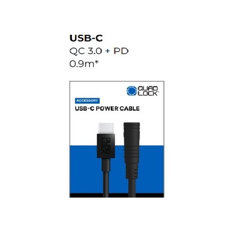 QUAD LOCK Cable de alimentación CYCLE USB-C 1149678