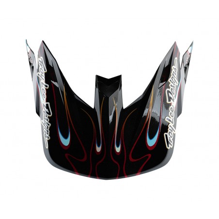 TROY LEE DESIGNS Visera de recambio para casco SE5 CARBON TORCHED 8009878002