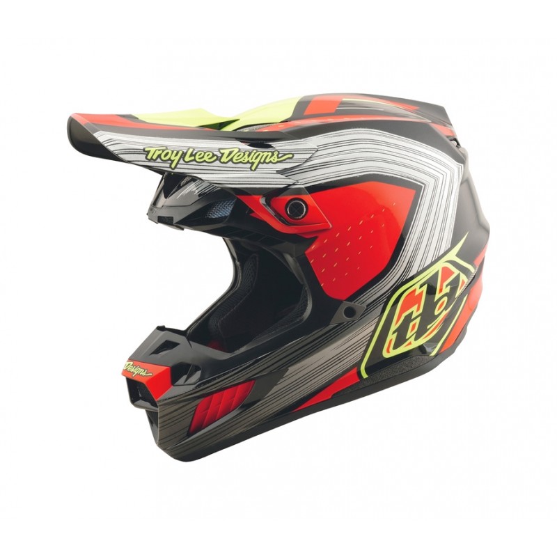 TROY LEE DESIGNS Enduro offroad motocross helmet SE5 COMPOSITE STRIPES 8009932004VAR