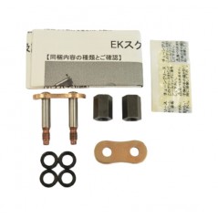 EK CHAIN Enganche de cadena tipo slj remachado sin herramienta especial 525ZVX3 NX RING 525 1149232