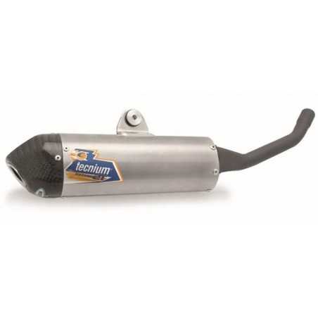 Aluminum / carbon silencer exhaust pipe for