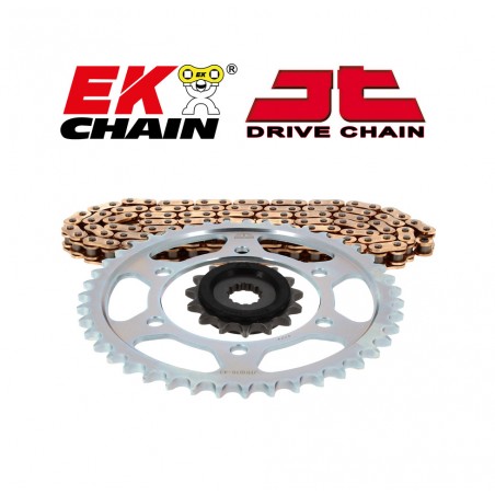 EK CHAIN Kit de cadena con corona EK/JT 428ZVX 14/43-124 STANDARD 3070678