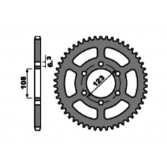 PBR Standard C45 Steel Crown Plate 4412-420 1096604014