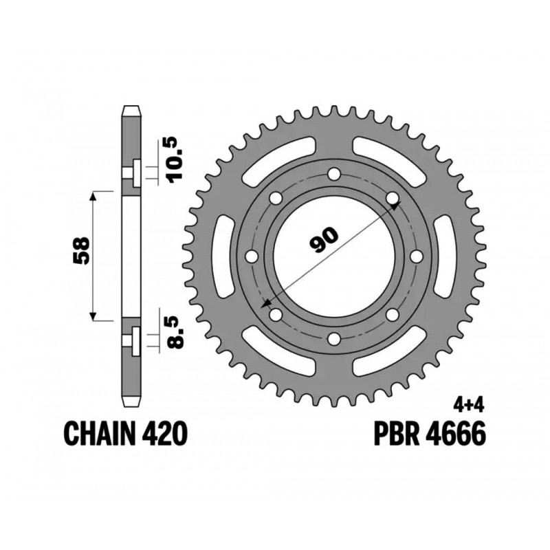 PBR Standard Plate Crown 4666-420 1149598001