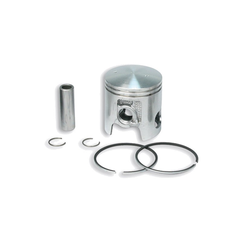 MALOSSI Piston with pin and 2 rectangular rings tolerance 0 Ø47 MM/Ø12 2T 1148113